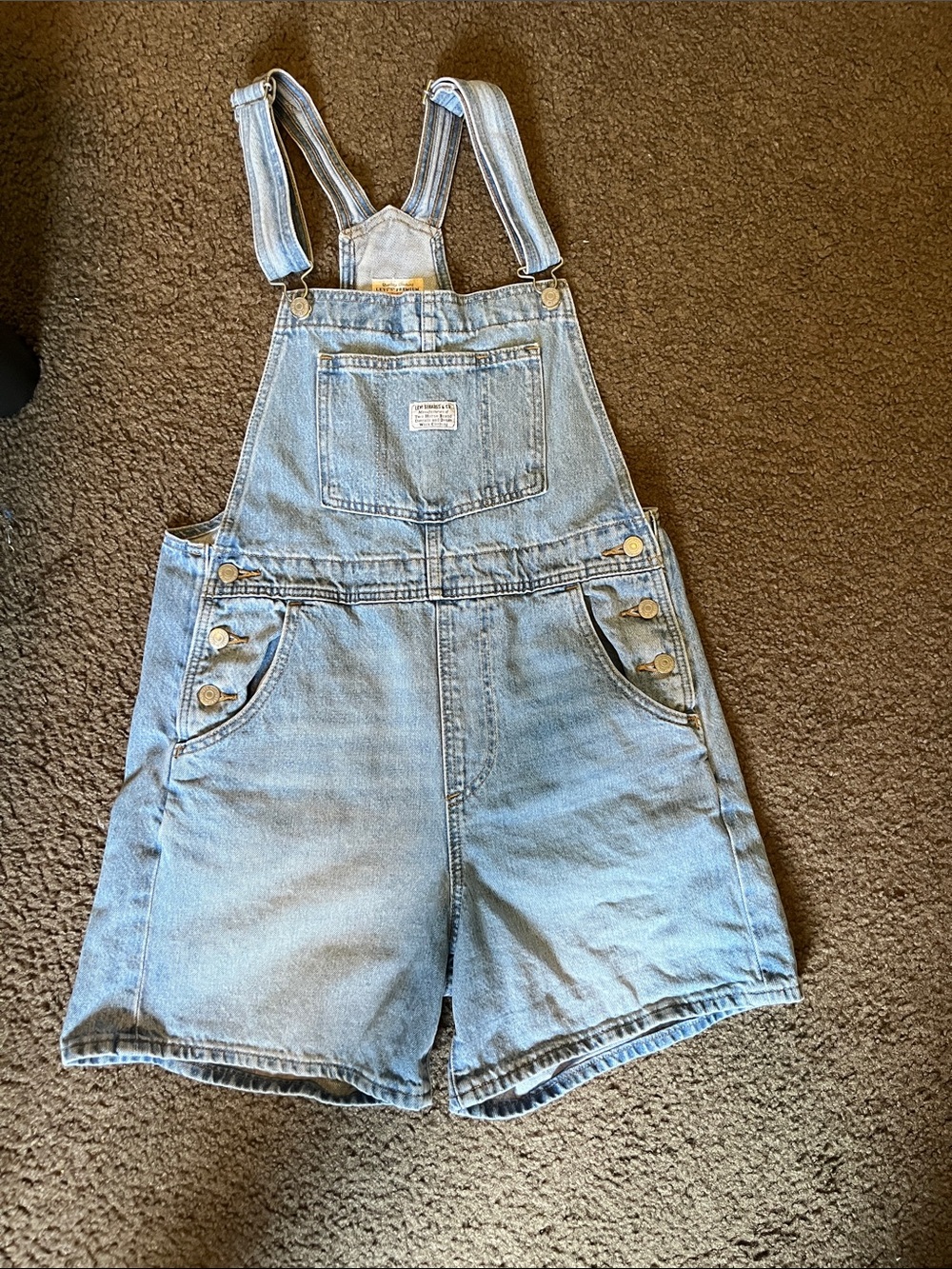 Levi’s Blue Denim Women’s Shortalls